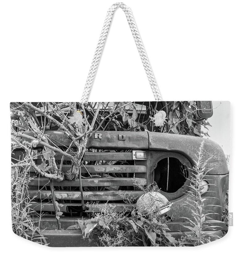 Dansville Ny Weekender Tote Bag featuring the photograph Ford forgot in nature by Nick Mares