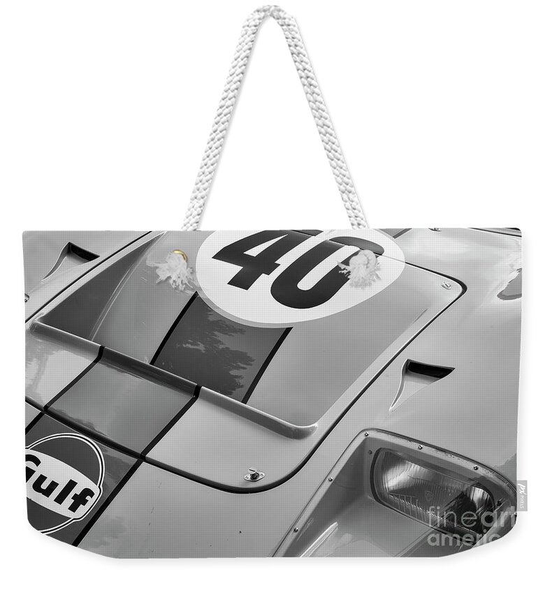 Gt 40 Weekender Tote Bag featuring the photograph Ford GT40 by Dennis Hedberg