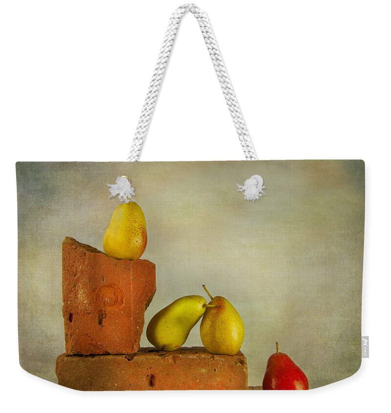 Dutch Masters Weekender Tote Bag featuring the photograph Forelle Pears by Theresa Tahara
