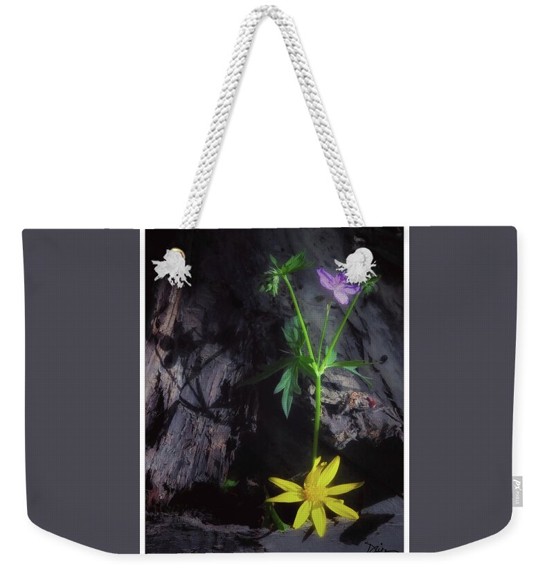 Wild Flowers Weekender Tote Bag featuring the photograph Forest Beauties by Peggy Dietz