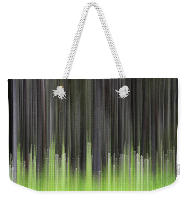 Forest Weekender Tote Bag featuring the photograph Forest Illusions- Lodgepole and Bear Grass by Whispering Peaks Photography