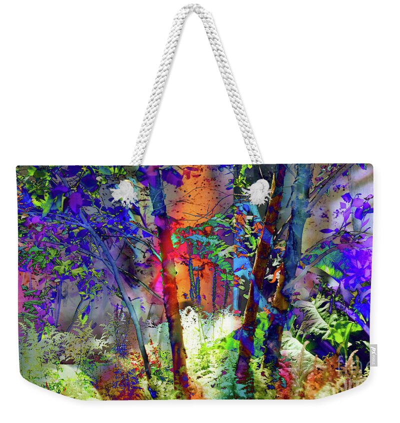Forest Weekender Tote Bag featuring the photograph Forest Light by LemonArt Photography