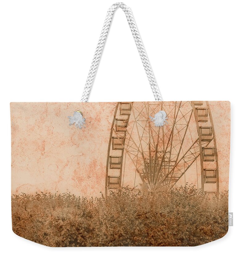 Paris Weekender Tote Bag featuring the photograph Paris, France - Forest Wheel by Mark Forte