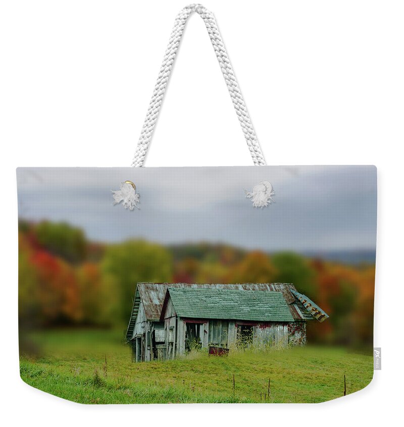 Barn Weekender Tote Bag featuring the photograph Forgotten by Mary Timman