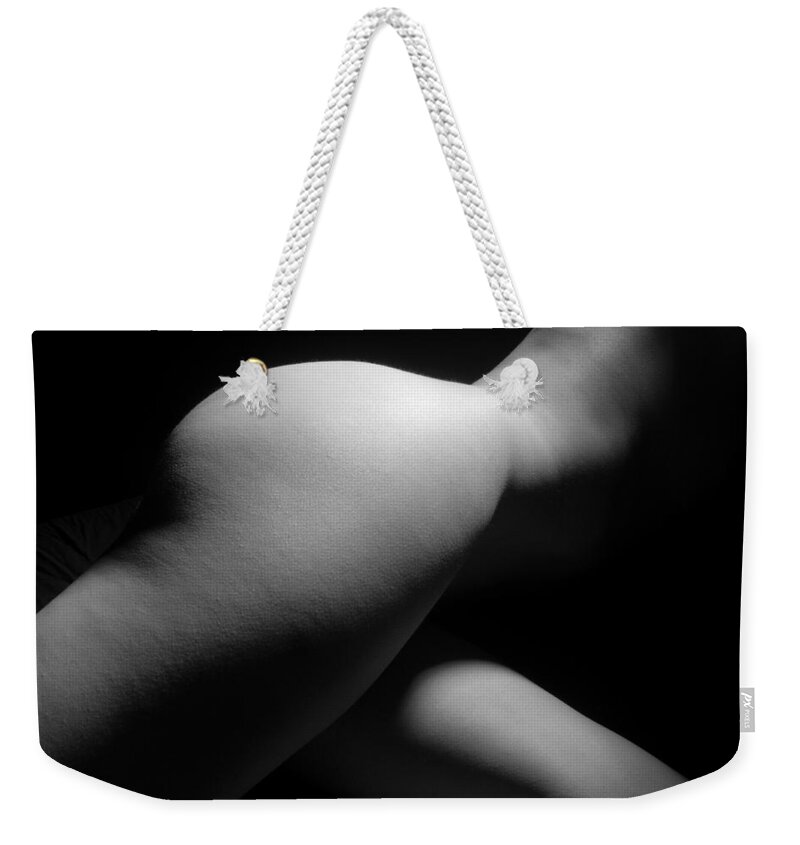 Nude Weekender Tote Bag featuring the photograph Form Factor by Joe Kozlowski