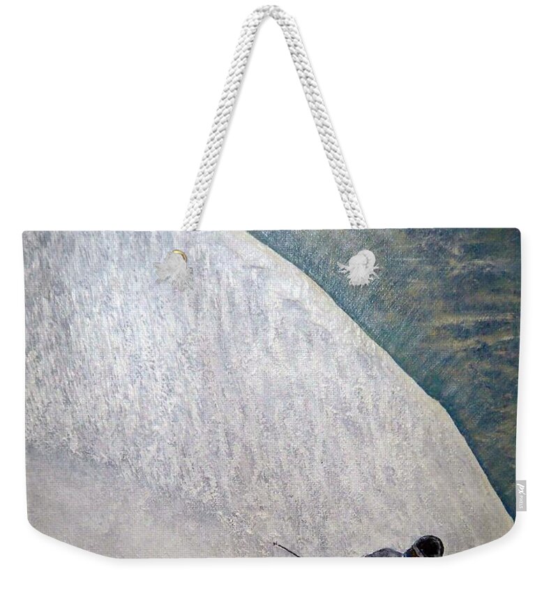 Landscape Weekender Tote Bag featuring the painting Form by Michael Cuozzo