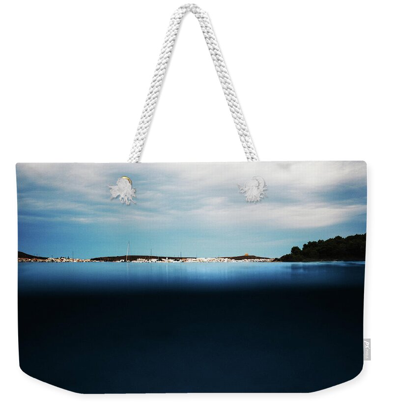 Fornells Weekender Tote Bag featuring the photograph Fornells, Balearic Islands by Gemma Silvestre