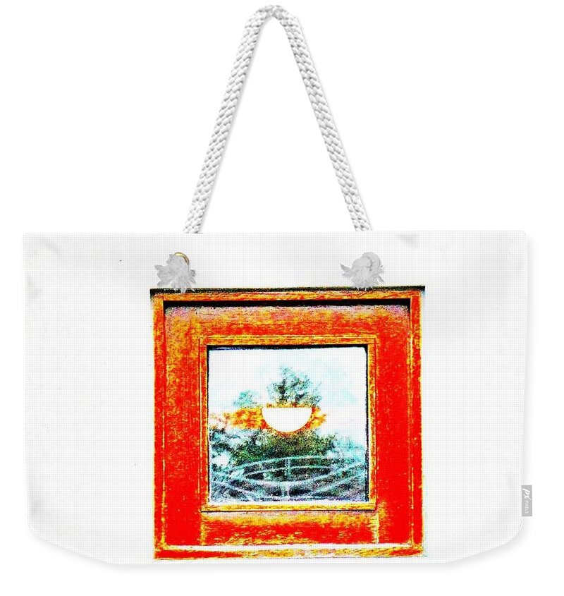 Windows Weekender Tote Bag featuring the photograph Framed by Merle Grenz