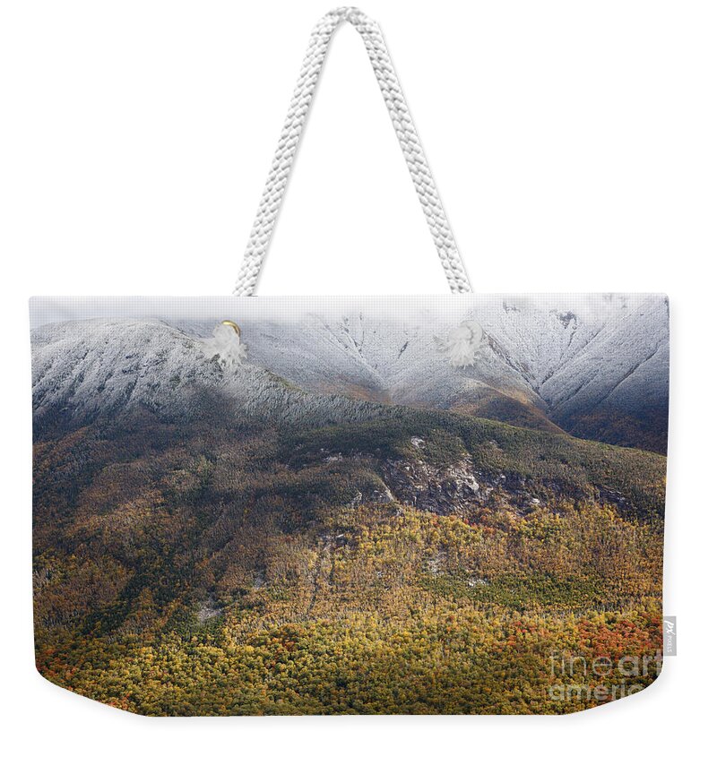 Franconia Notch Weekender Tote Bag featuring the photograph Franconia Notch State Park - White Mountains NH by Erin Paul Donovan