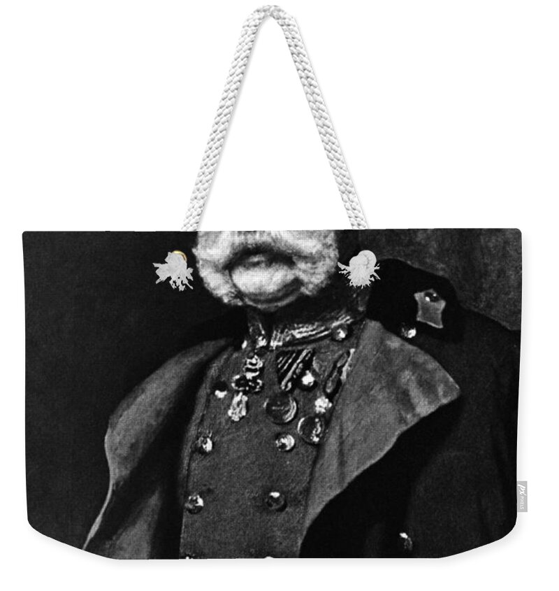 History Weekender Tote Bag featuring the photograph Franz Joseph I, Emperor Of Austria by Omikron