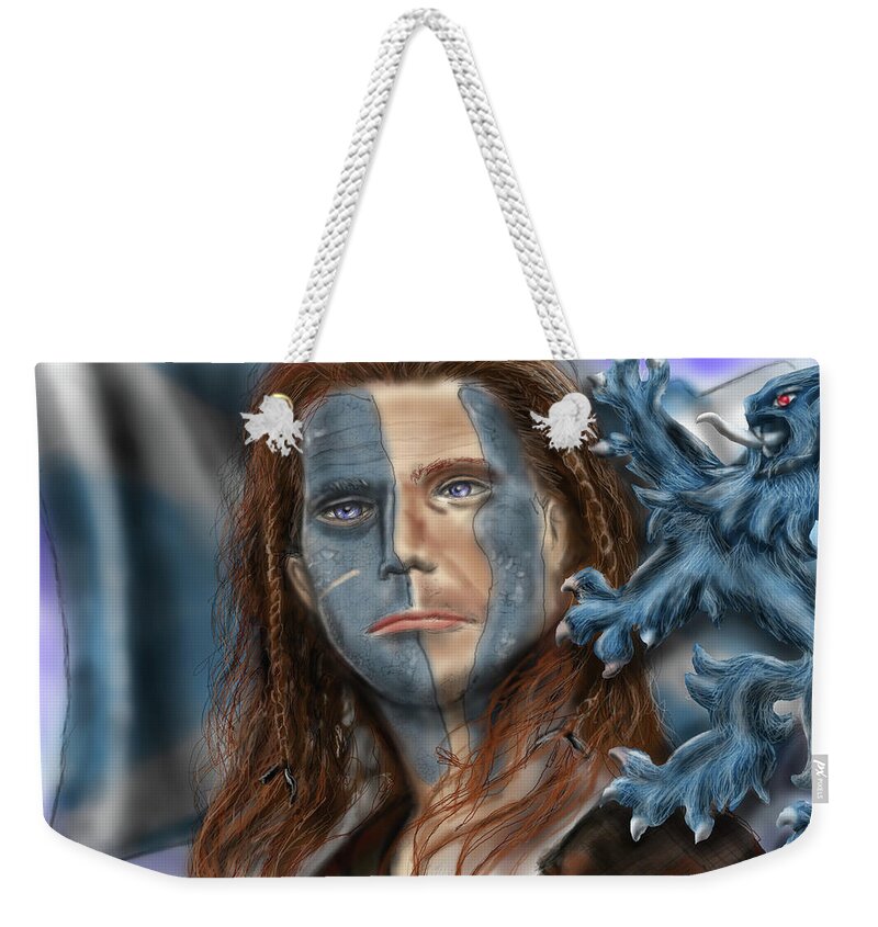  Weekender Tote Bag featuring the painting Freedom by Rob Hartman