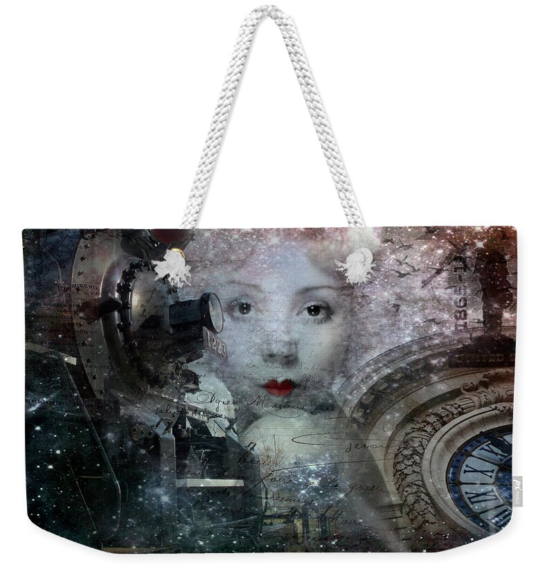 Train Weekender Tote Bag featuring the photograph Freedom Train Five by Evie Carrier