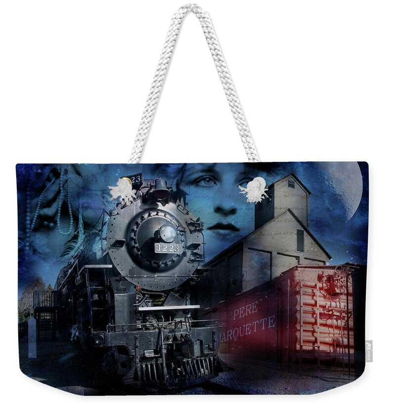 Train Weekender Tote Bag featuring the photograph Freedom Train Three by Evie Carrier