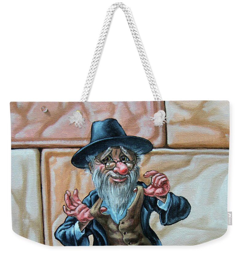 Dance Weekender Tote Bag featuring the painting Freilahs. op#2605 by Victor Molev