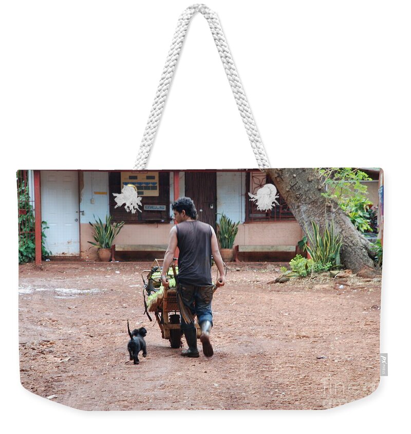 Cuba Weekender Tote Bag featuring the photograph Friends by Jim Goodman