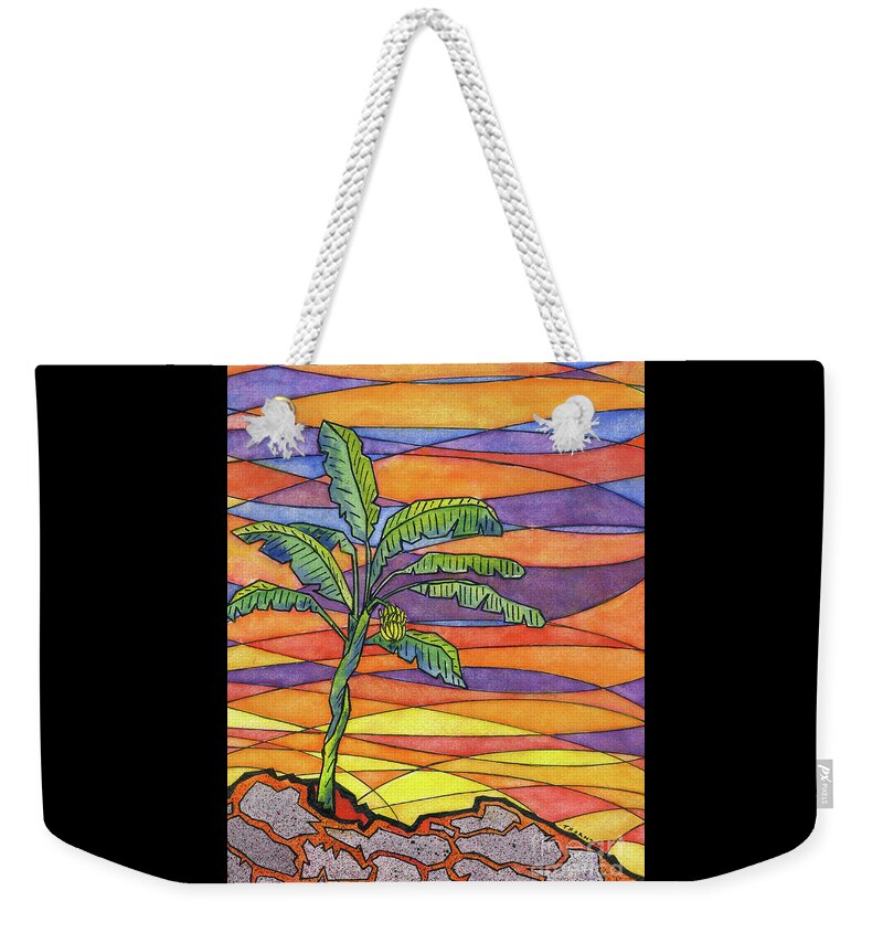 Hawaii Weekender Tote Bag featuring the painting From the Ashes by Diane Thornton