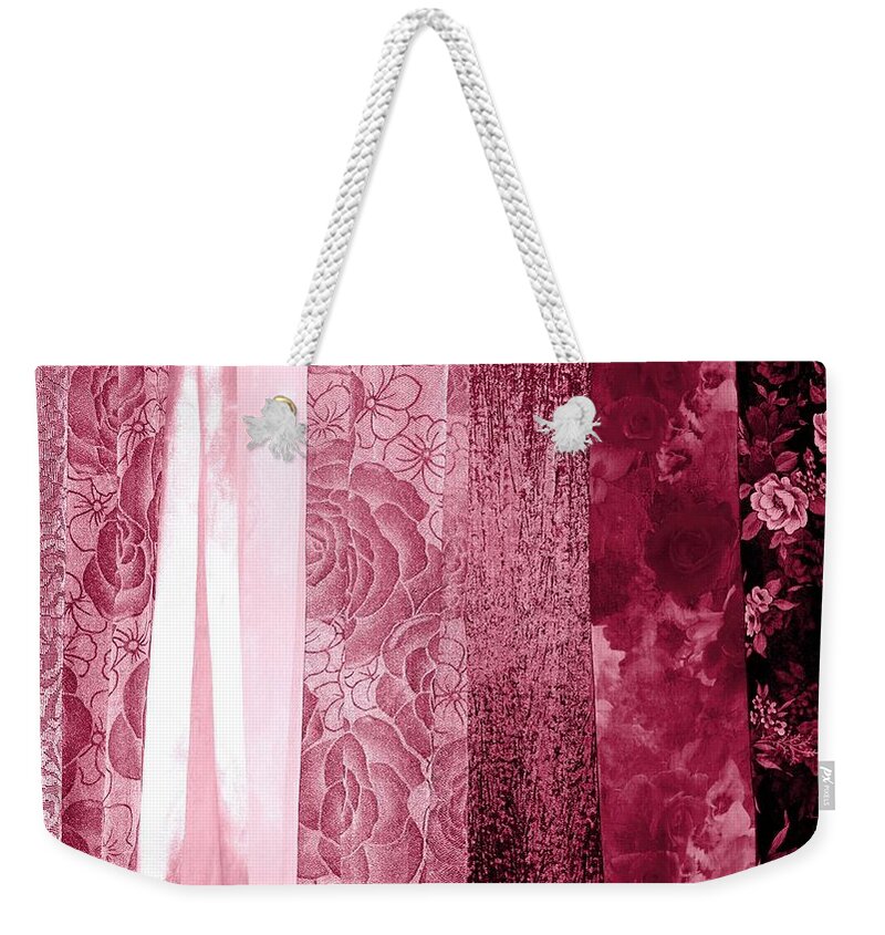 Scarves Weekender Tote Bag featuring the photograph From the Chiffonier by Danielle R T Haney