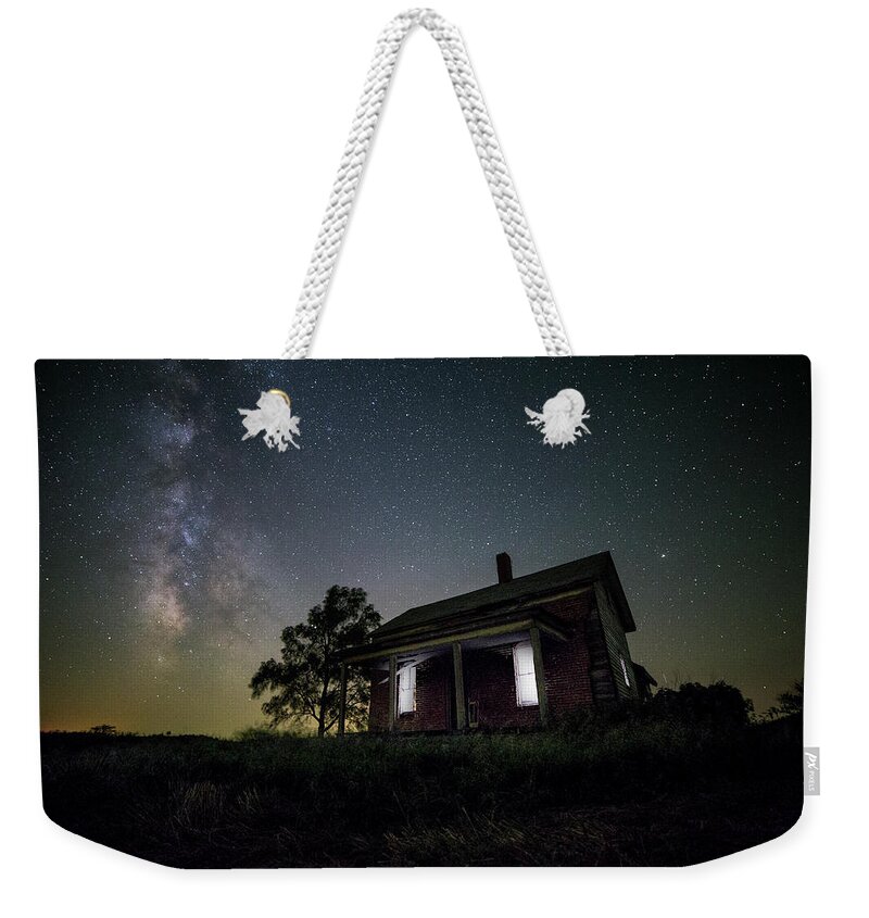 Sky Weekender Tote Bag featuring the photograph From Within by Aaron J Groen