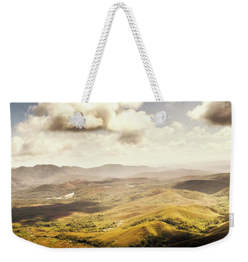 Magnificent Weekender Tote Bag featuring the photograph From Zeehan to Trial Harbour by Jorgo Photography