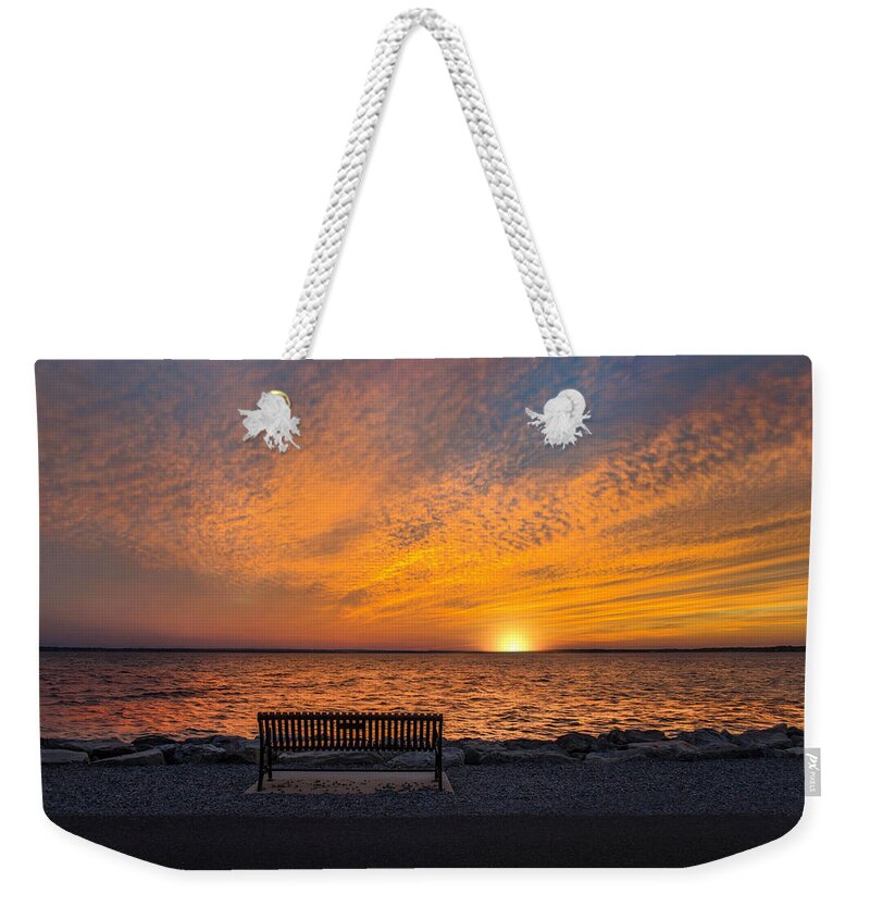 Sunset Weekender Tote Bag featuring the photograph Front Row Seat by Robin-Lee Vieira