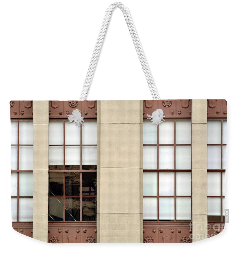 Architecture Weekender Tote Bag featuring the photograph Frontage by Dan Holm