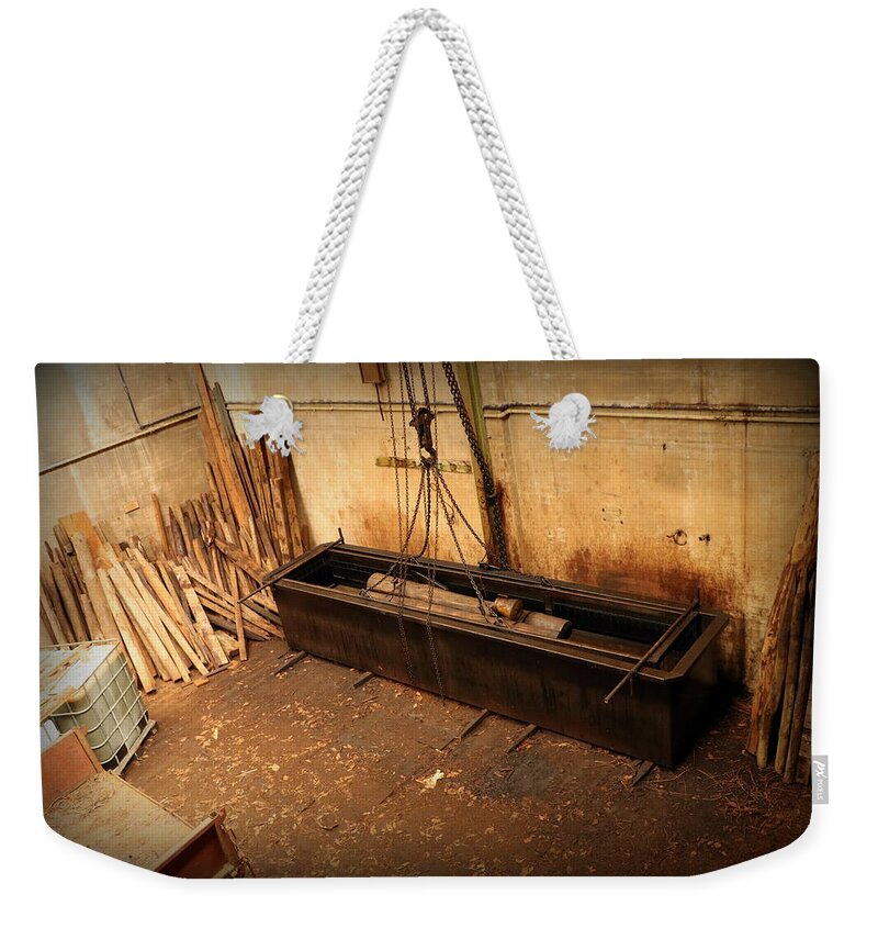Building Weekender Tote Bag featuring the photograph Frozen in time by Lukasz Ryszka
