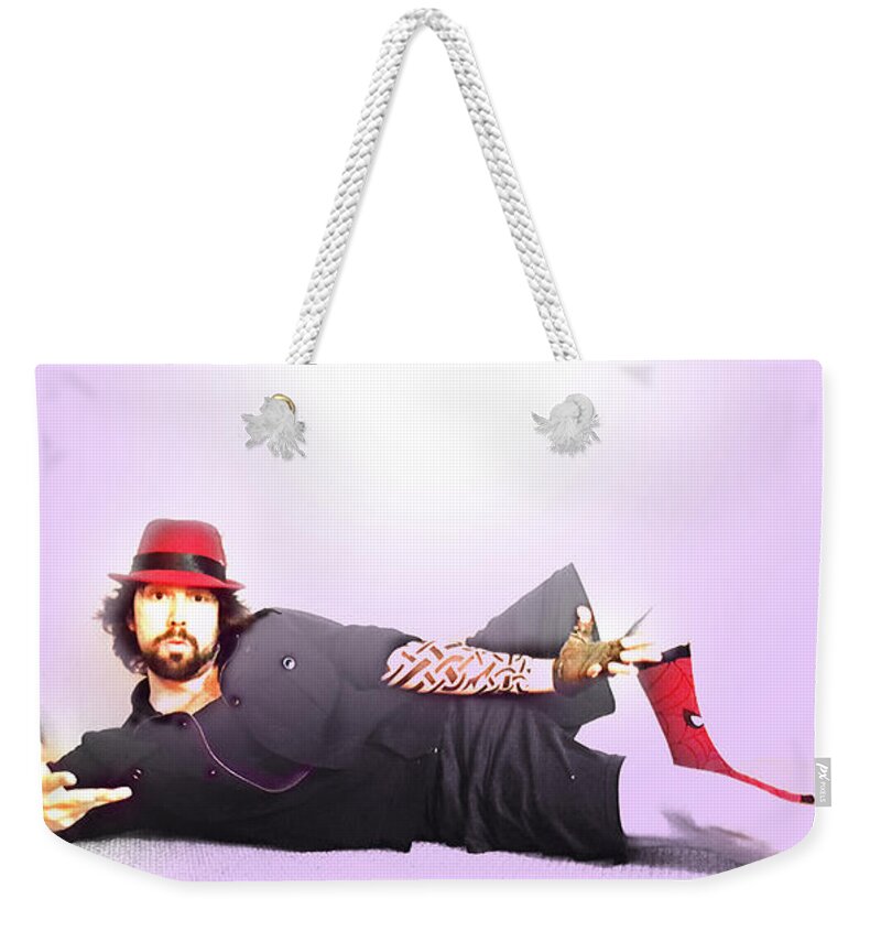  Weekender Tote Bag featuring the photograph Fruitcake By The Ocean by John Gholson