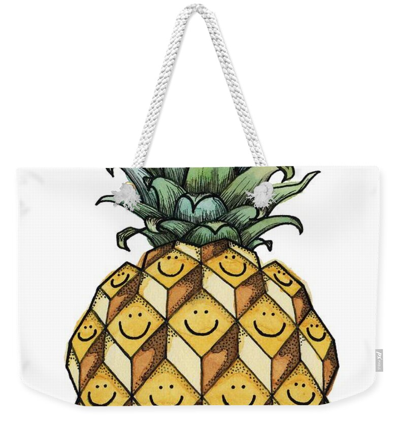 #faatoppicks Weekender Tote Bag featuring the painting Fruitful by Kelly King
