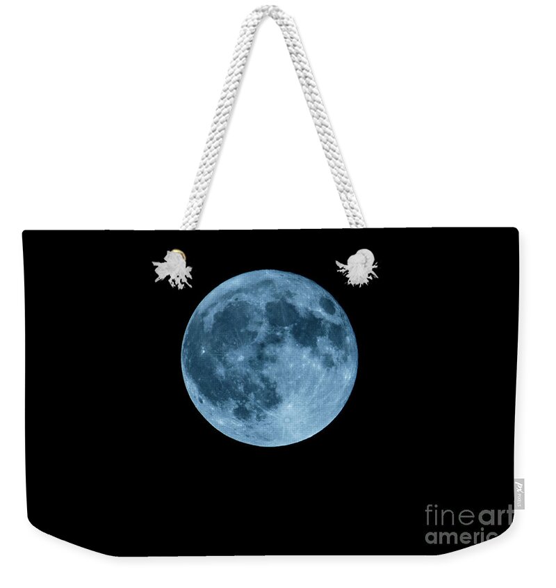 Full Moon Weekender Tote Bag featuring the photograph Full Harvest Moon by Southern Photo