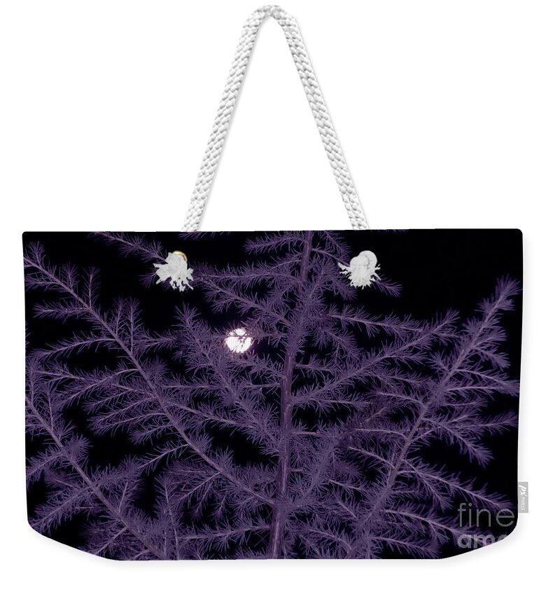 Full Moon Weekender Tote Bag featuring the photograph Full Moon Christmas 2015 by Mars Besso