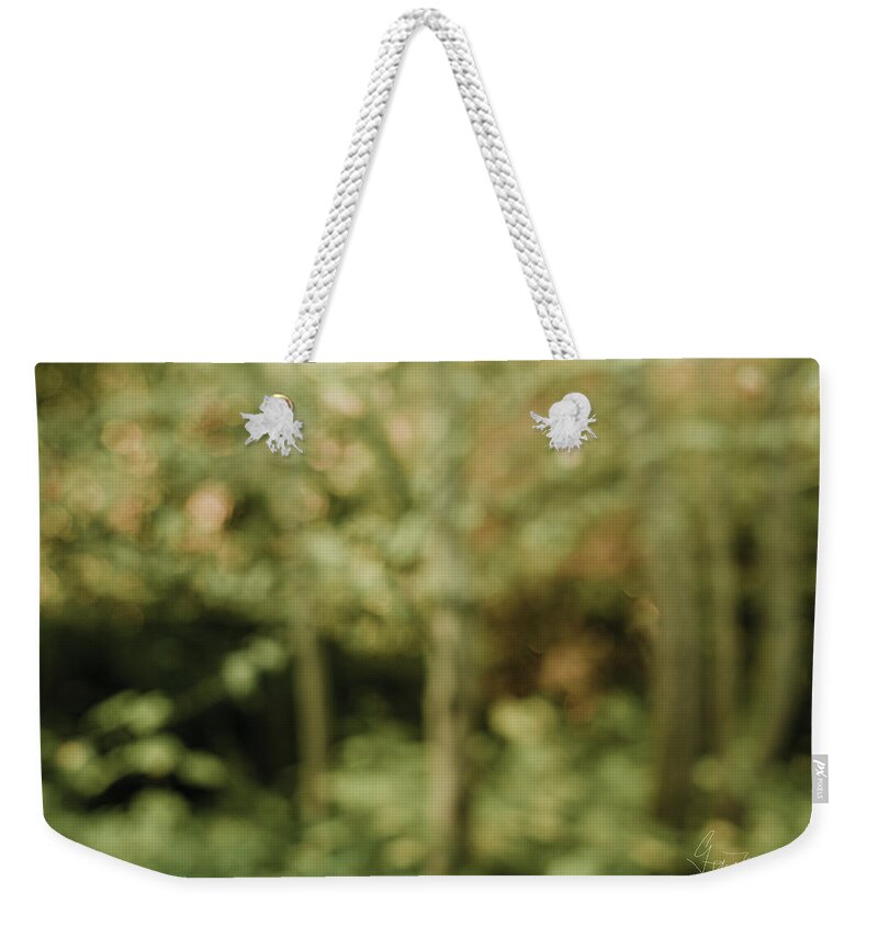 Fall Weekender Tote Bag featuring the photograph Fuzzy Nature by Gene Garnace