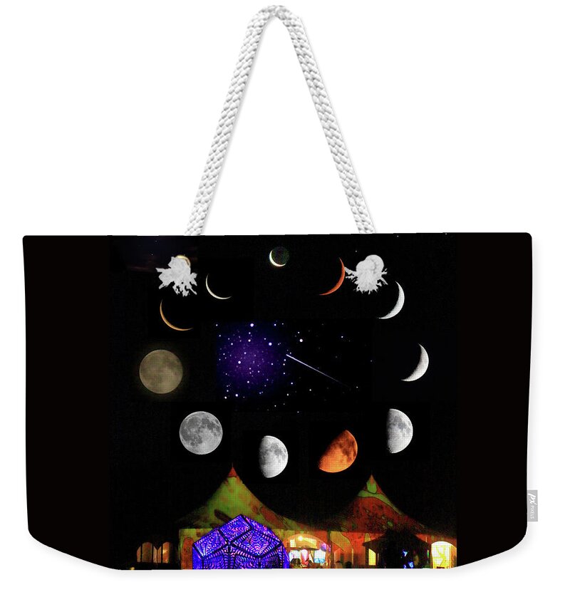 Galactic Rootwire Weekender Tote Bag featuring the photograph Galactic Rootwire by PJQandFriends Photography
