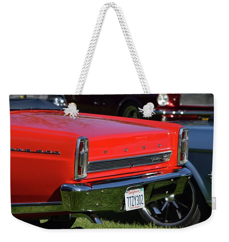  Weekender Tote Bag featuring the photograph Fairlane 500 by Dean Ferreira