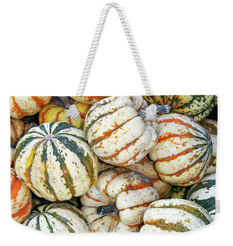 Gourds Weekender Tote Bag featuring the photograph Galena Gourds by Todd Klassy