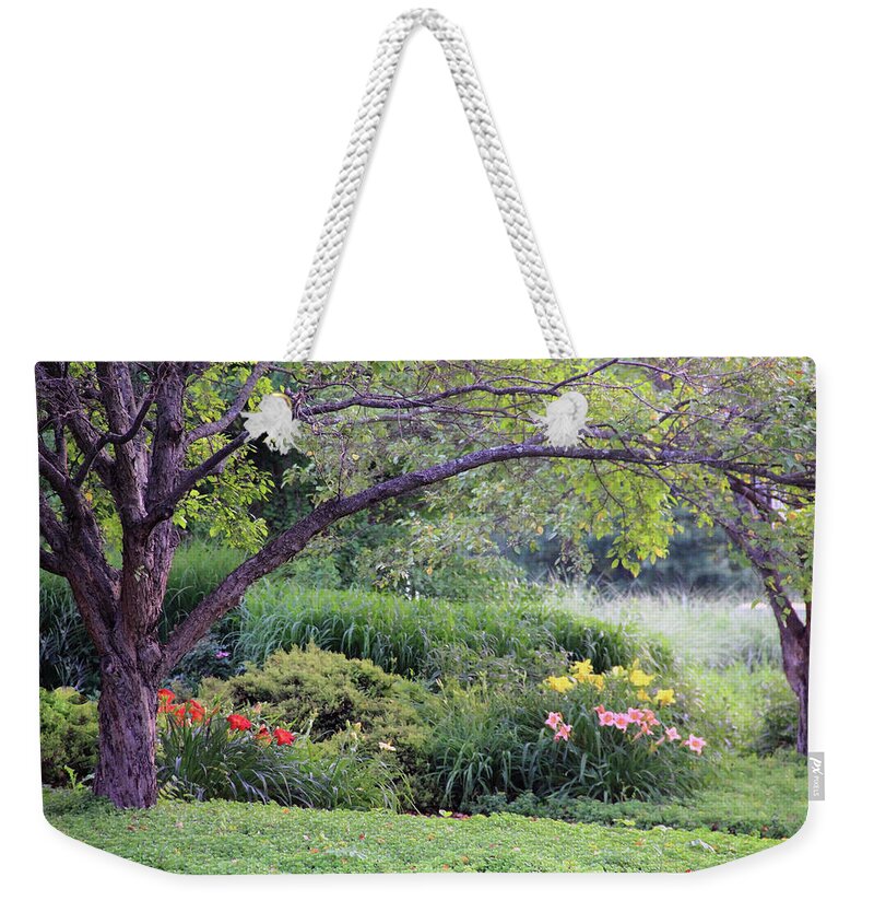 Garden Weekender Tote Bag featuring the photograph Garden by Angela Murdock