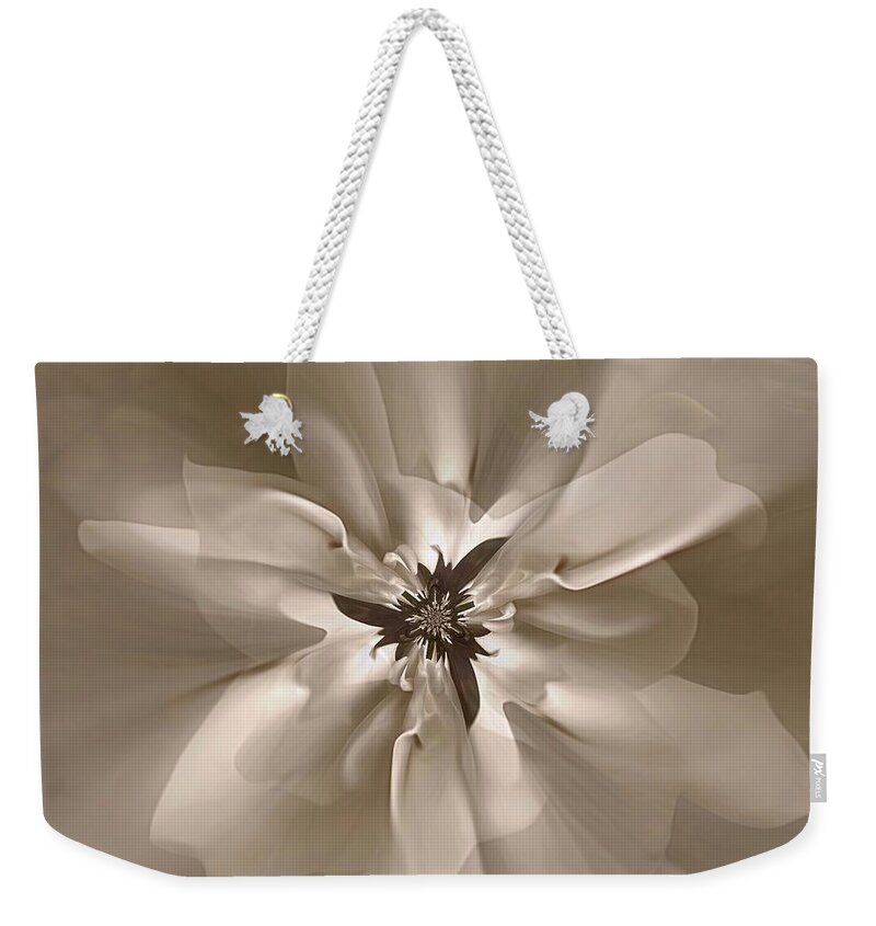 Gardenia Weekender Tote Bag featuring the photograph Gardenia Magic by Doris Aguirre