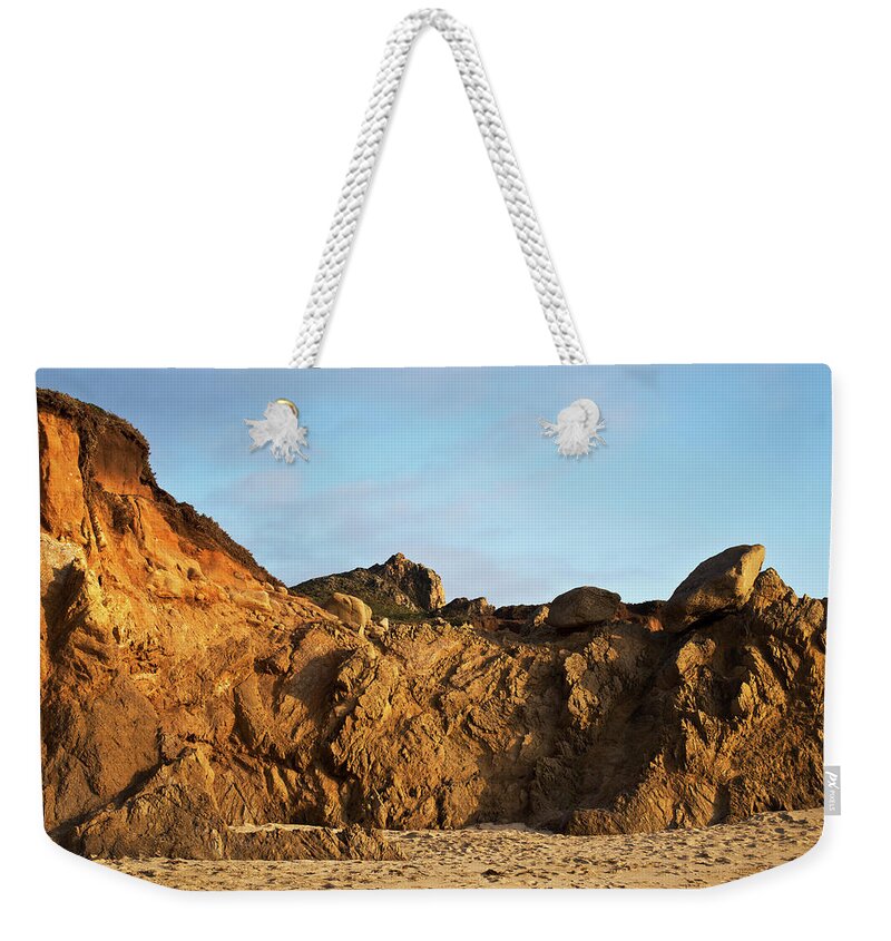 Landscape Weekender Tote Bag featuring the photograph Garrapata Beach II by David Gordon