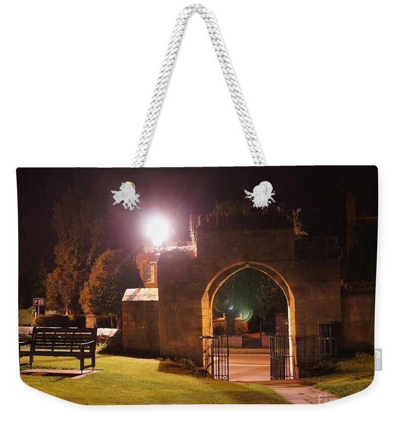 Gate Weekender Tote Bag featuring the photograph Gate. by Elena Perelman
