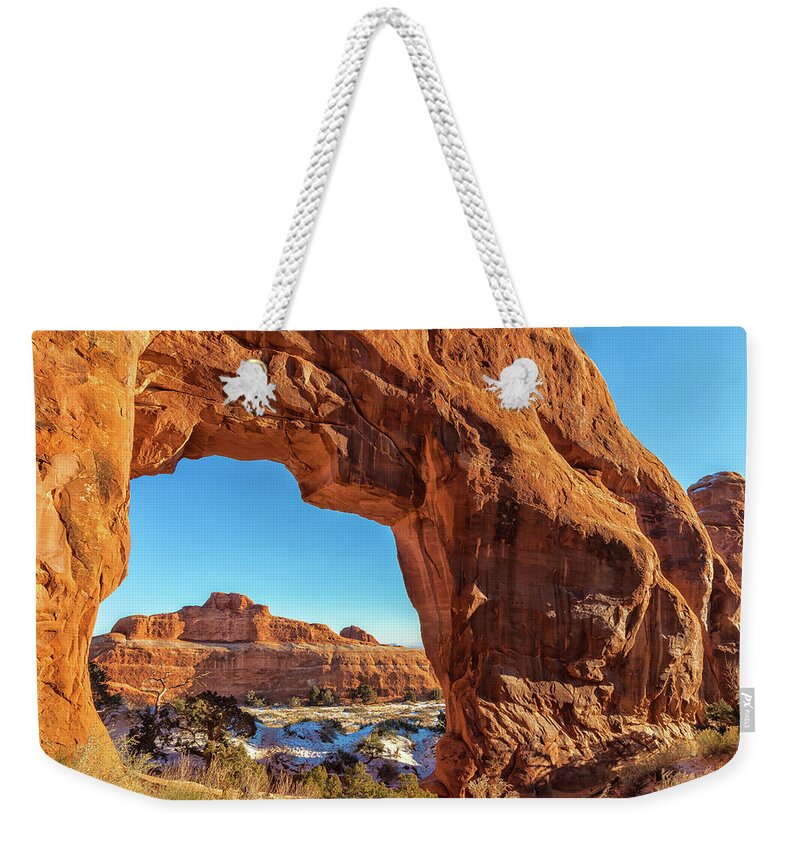 Landscape Weekender Tote Bag featuring the photograph Gateway by Jonathan Nguyen