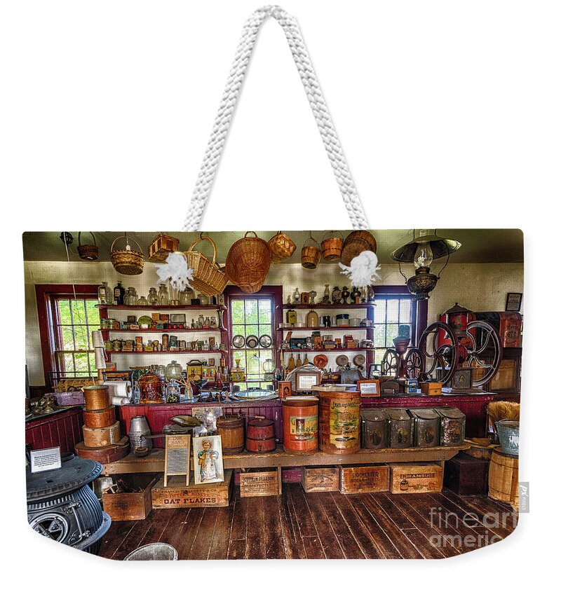 Museum Weekender Tote Bag featuring the photograph General Store Alive by Joann Long