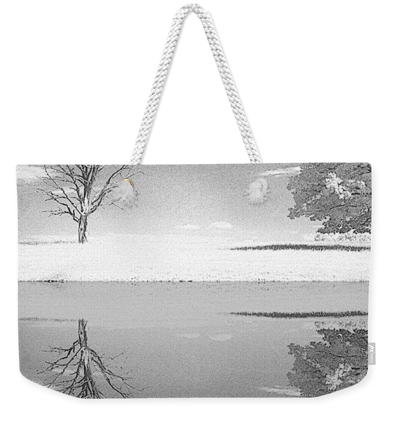 Infrared Weekender Tote Bag featuring the photograph Generation Gap by Jim Cook