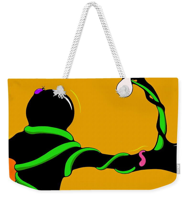 Bugs Weekender Tote Bag featuring the drawing Generator by Craig Tilley