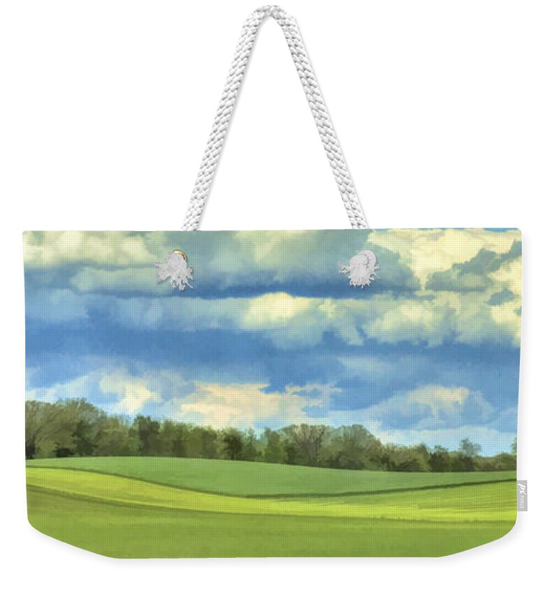 Clouds Weekender Tote Bag featuring the photograph Gentle Summer by Rod Melotte