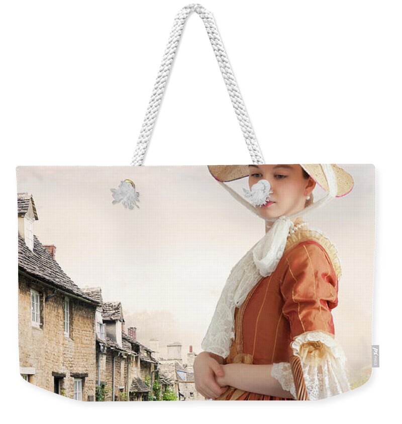 Georgian Weekender Tote Bag featuring the photograph Georgian Period Woman by Lee Avison