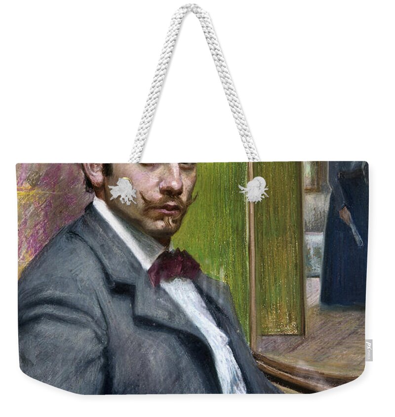 1900 Weekender Tote Bag featuring the photograph Gerardo Murillo (1875-1964) by Granger