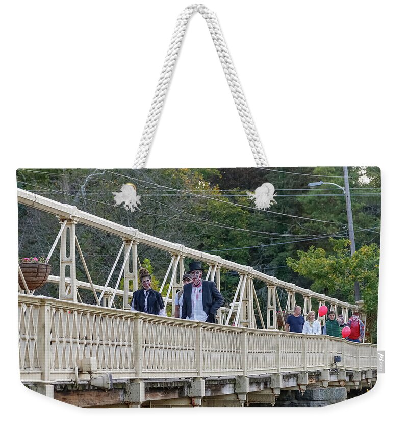 Ghouls Weekender Tote Bag featuring the photograph Ghouls by Kathleen McGinley