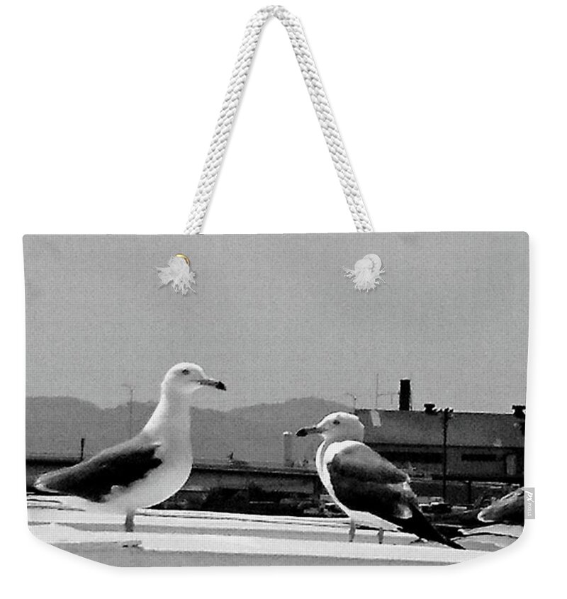 Japan Weekender Tote Bag featuring the photograph Girlfriends by Shunsuke Kanamori
