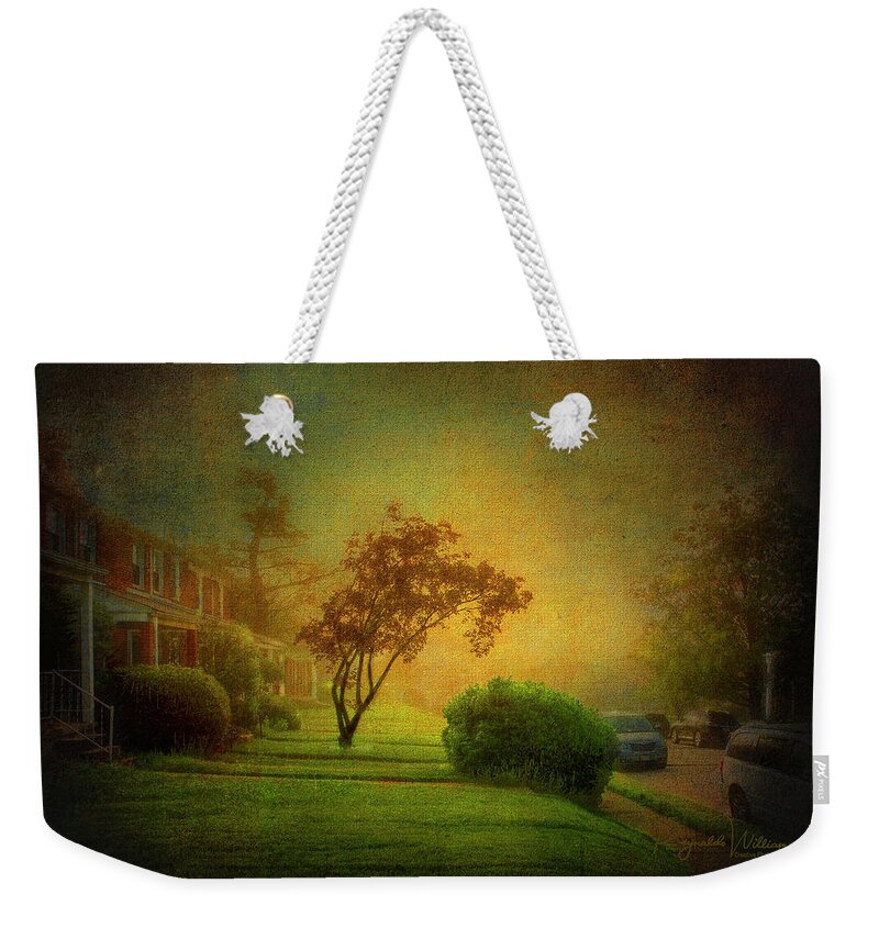 Surrelistric Weekender Tote Bag featuring the photograph Gittings Avenue by Reynaldo Williams
