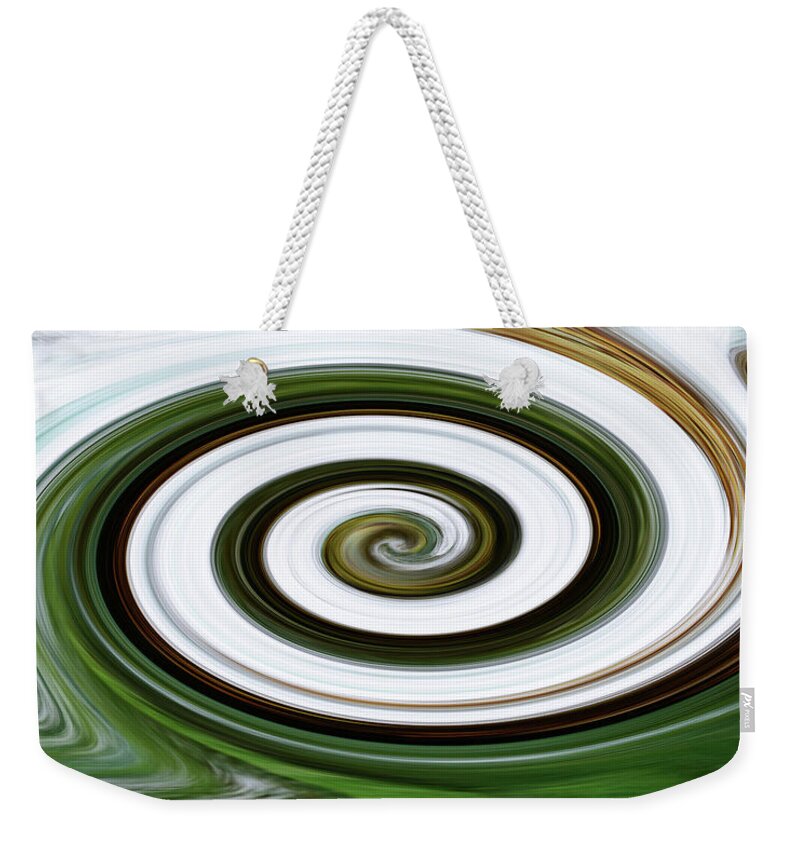 Glacial Weekender Tote Bag featuring the photograph Glacial Whirl by Whispering Peaks Photography