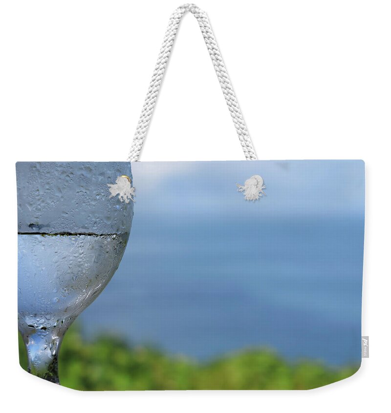 Glass Weekender Tote Bag featuring the photograph Glass Half Full by JoAnn Lense